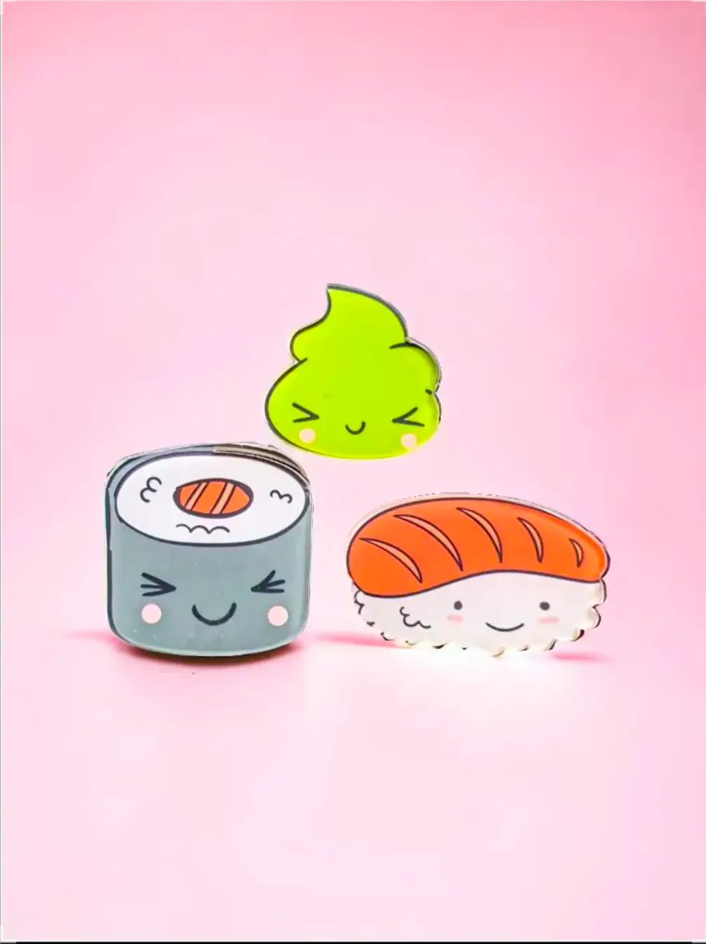 Sushi Squad Magnets (Set of three)
