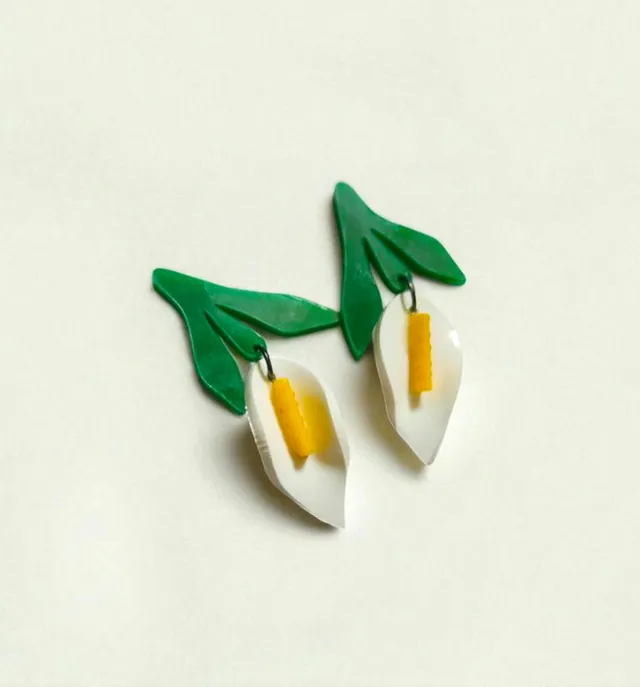 Peace Lily Earrings